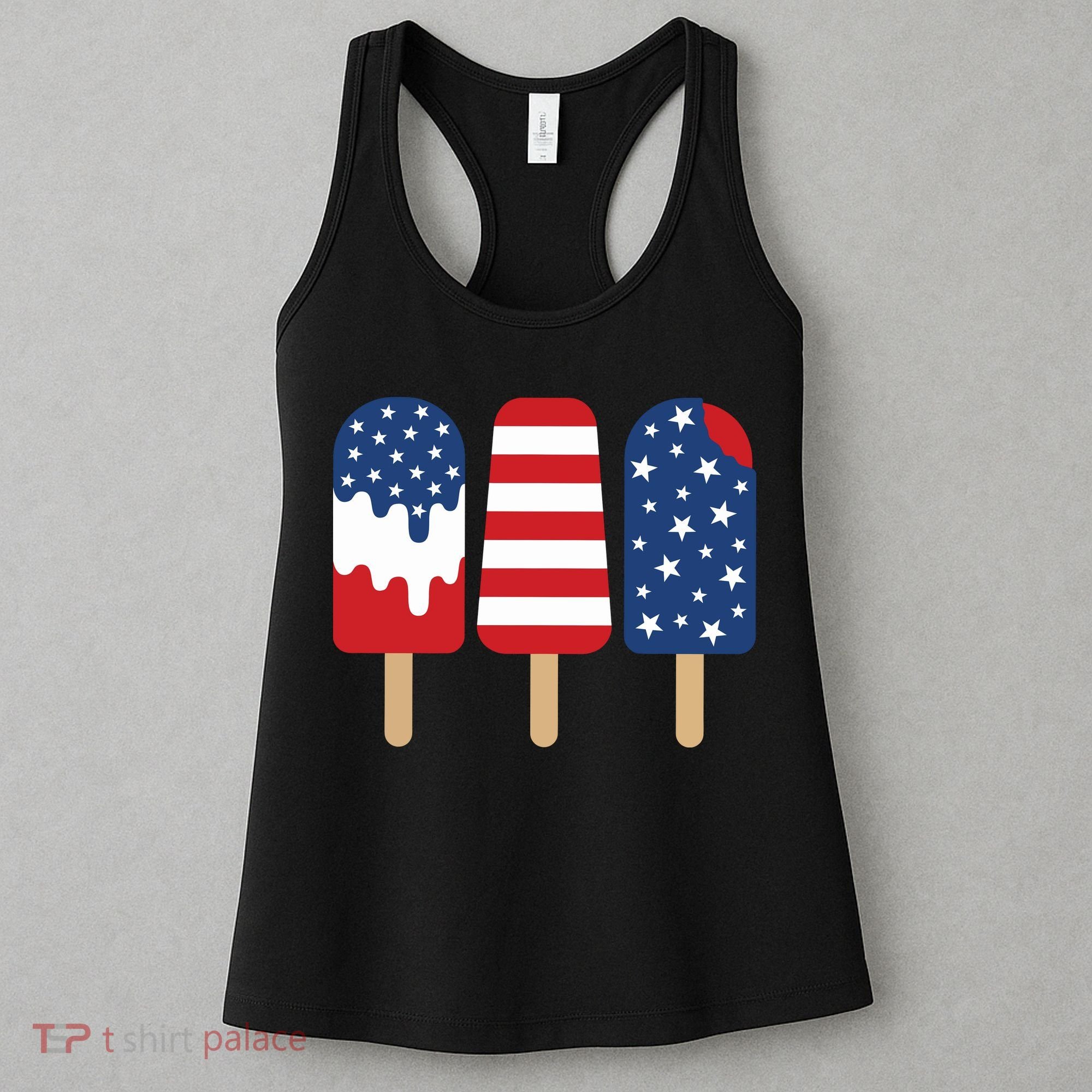 Patriotic Popsicle 4th Of July Family Women's Tank Top