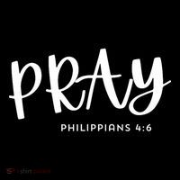 Pray [Philippians 46] Women's Hoodie thumb 2