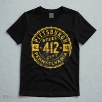 Pittsburgh Pennsylvania 412 Steel City Home Vintage T-Shirt thumb 5