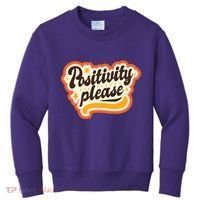 Positivity Please Kids Sweatshirt thumb 0