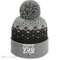 Puro Pinche 956 Alv Cuhh Texas The Baniff Cuffed Pom Beanie thumb 0