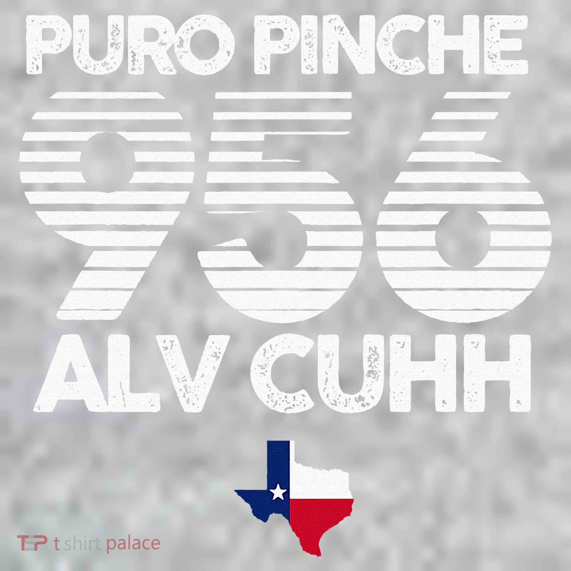 Puro Pinche 956 Alv Cuhh Texas The Baniff Cuffed Pom Beanie