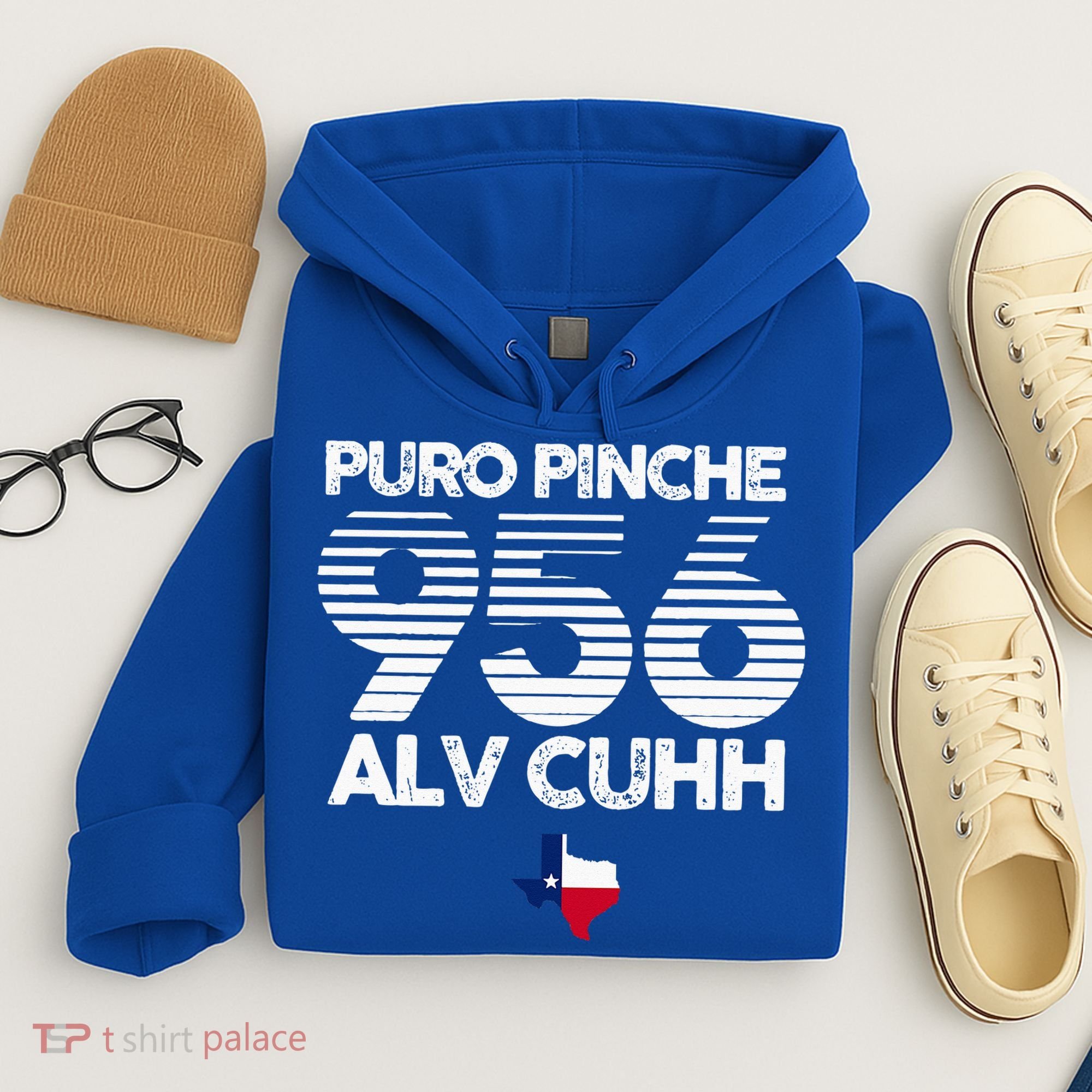 Puro Pinche 956 Alv Cuhh Texas Hoodie