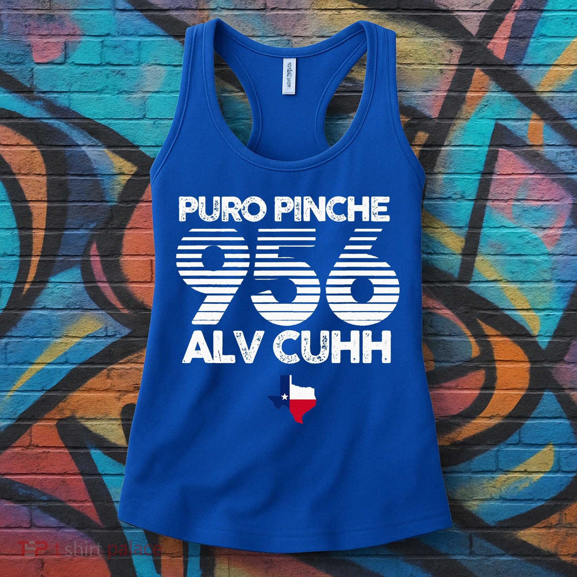 Puro Pinche 956 Alv Cuhh Texas Women's Tank Top