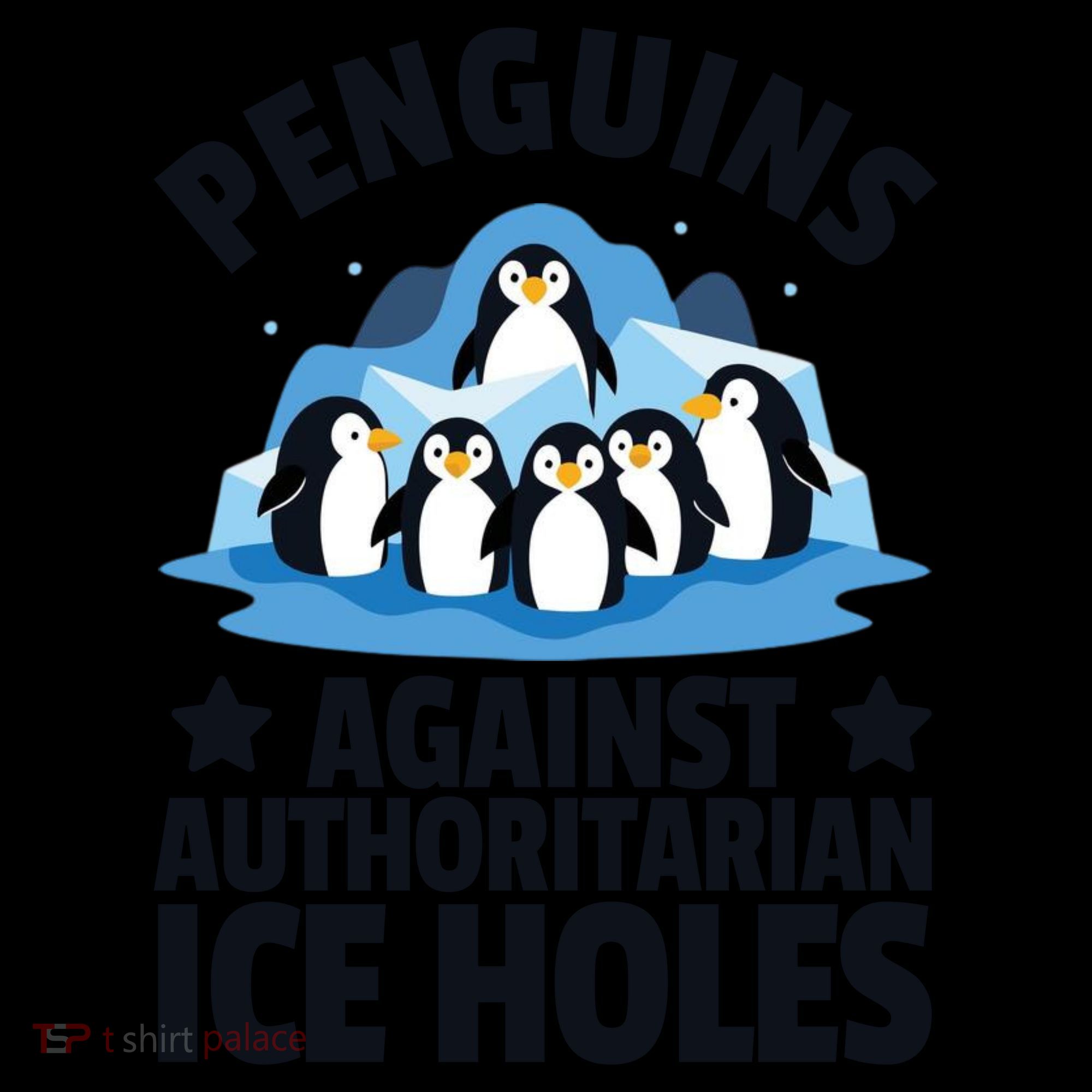 Penguin Protest Anti Authoritarian Ice Hole Coffee Mug