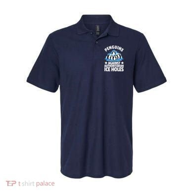Penguin Protest Anti Authoritarian Ice Hole Polo