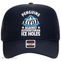 Penguin Protest Anti Authoritarian Ice Hole Hat thumb 0