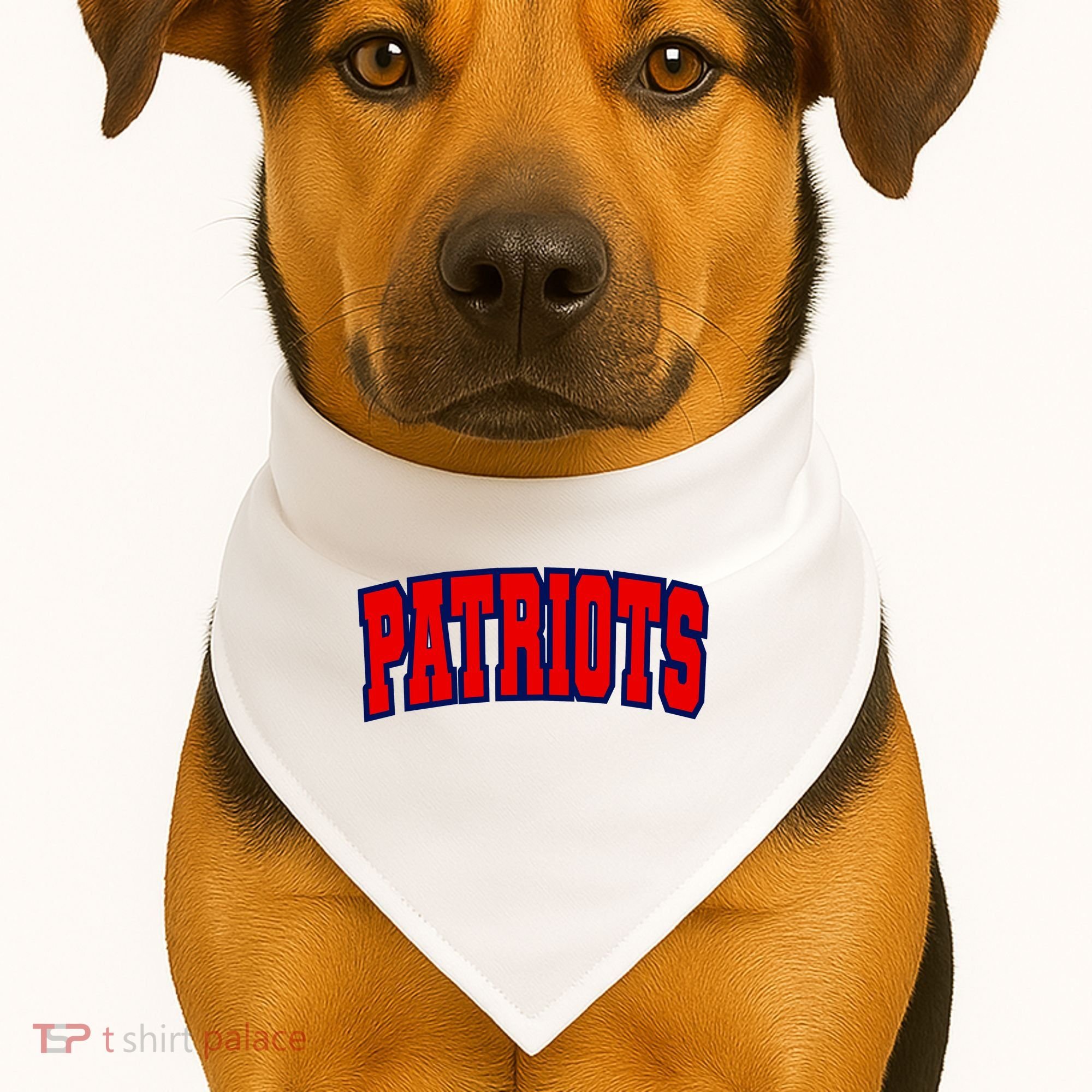Patriots USA-Made Doggie Bandana