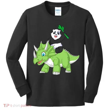 Panda Kids Long Sleeve Shirt