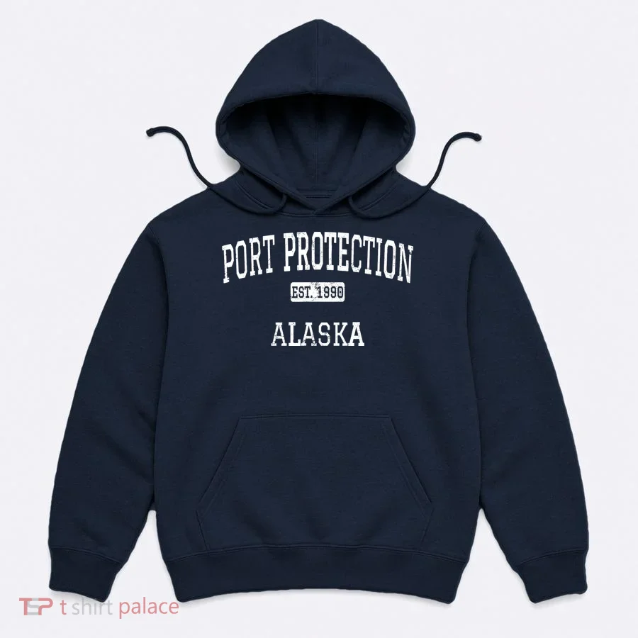 Port Protection Alaska AK Vintage Hoodie