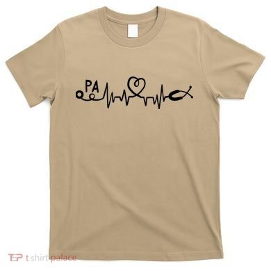 PA Physician Assistant Heartbeat Gift T T-Shirt