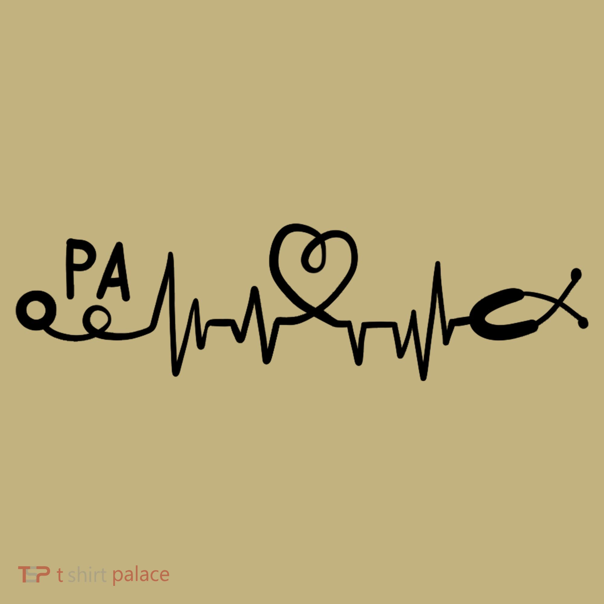 PA Physician Assistant Heartbeat Gift T Kids T-Shirt