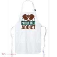 Paddles Pickleball Addict Gift For Player Team Sport Apron thumb 0