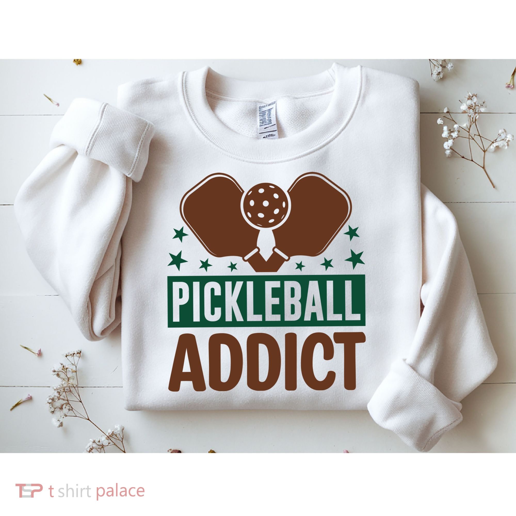 Paddles Pickleball Addict Gift For Player Team Sport Sweatshirt
