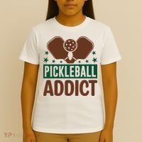 Paddles Pickleball Addict Gift For Player Team Sport T-Shirt thumb 4