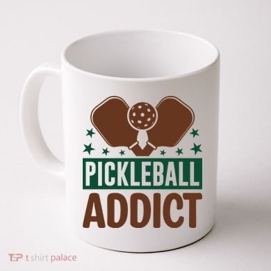 Paddles Pickleball Addict Gift For Player Team Sport Coffee Mug