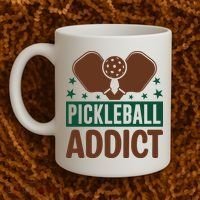 Paddles Pickleball Addict Gift For Player Team Sport Coffee Mug thumb 2