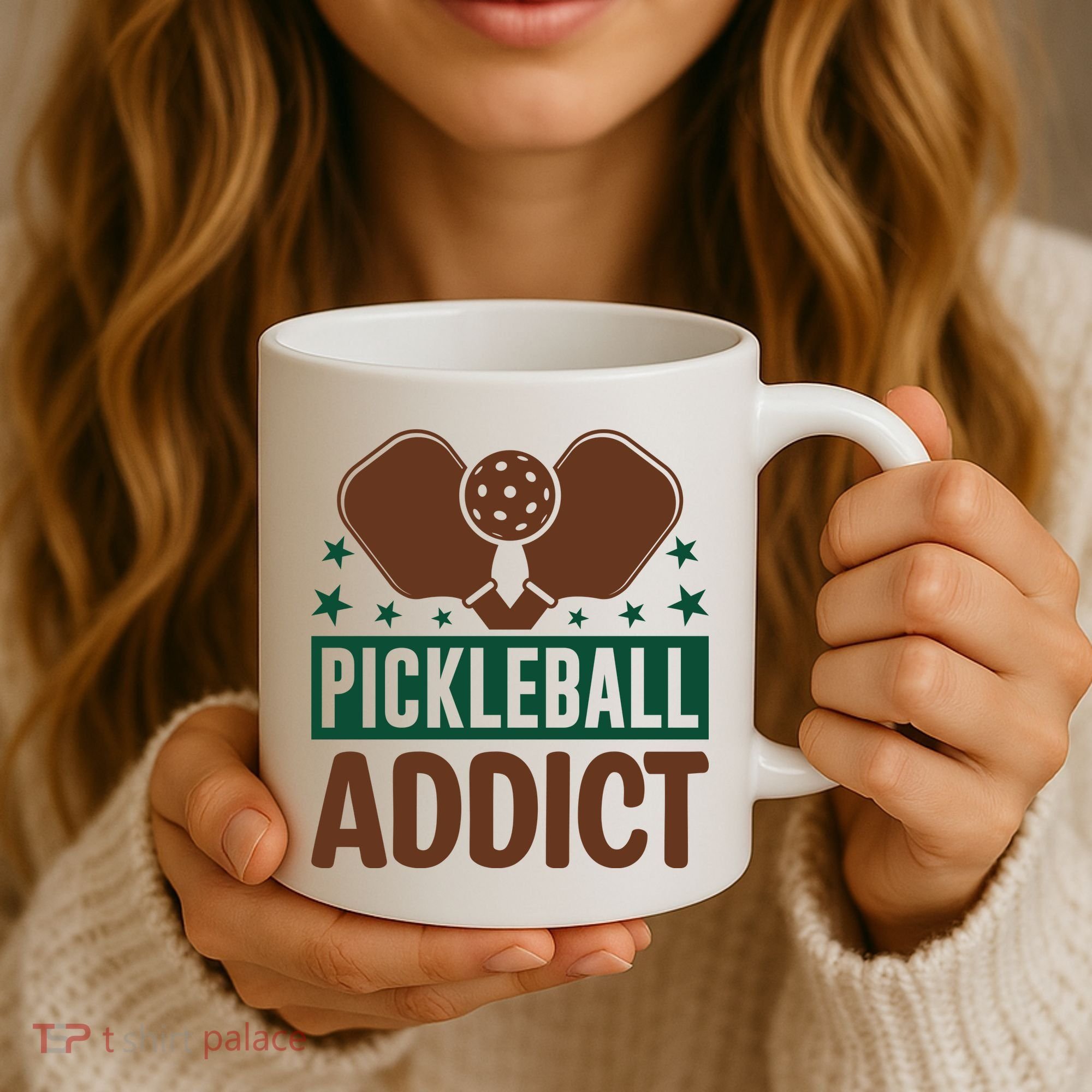 Paddles Pickleball Addict Gift For Player Team Sport Coffee Mug