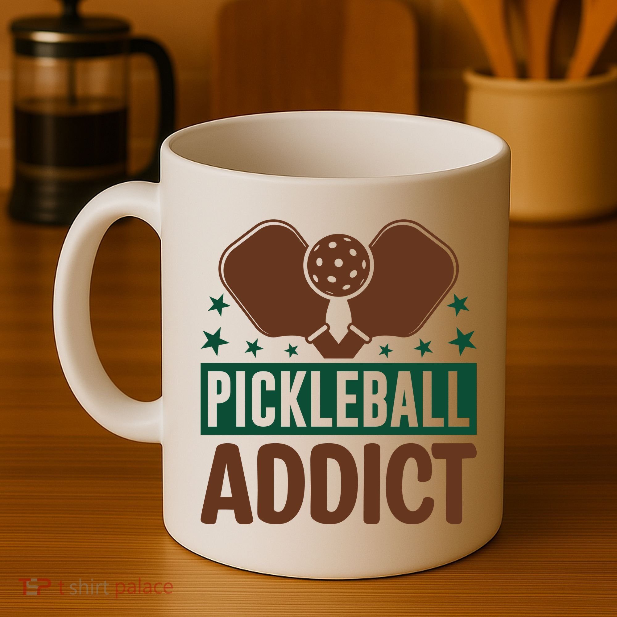 Paddles Pickleball Addict Gift For Player Team Sport Coffee Mug