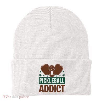 Paddles Pickleball Addict Gift For Player Team Sport Beanie