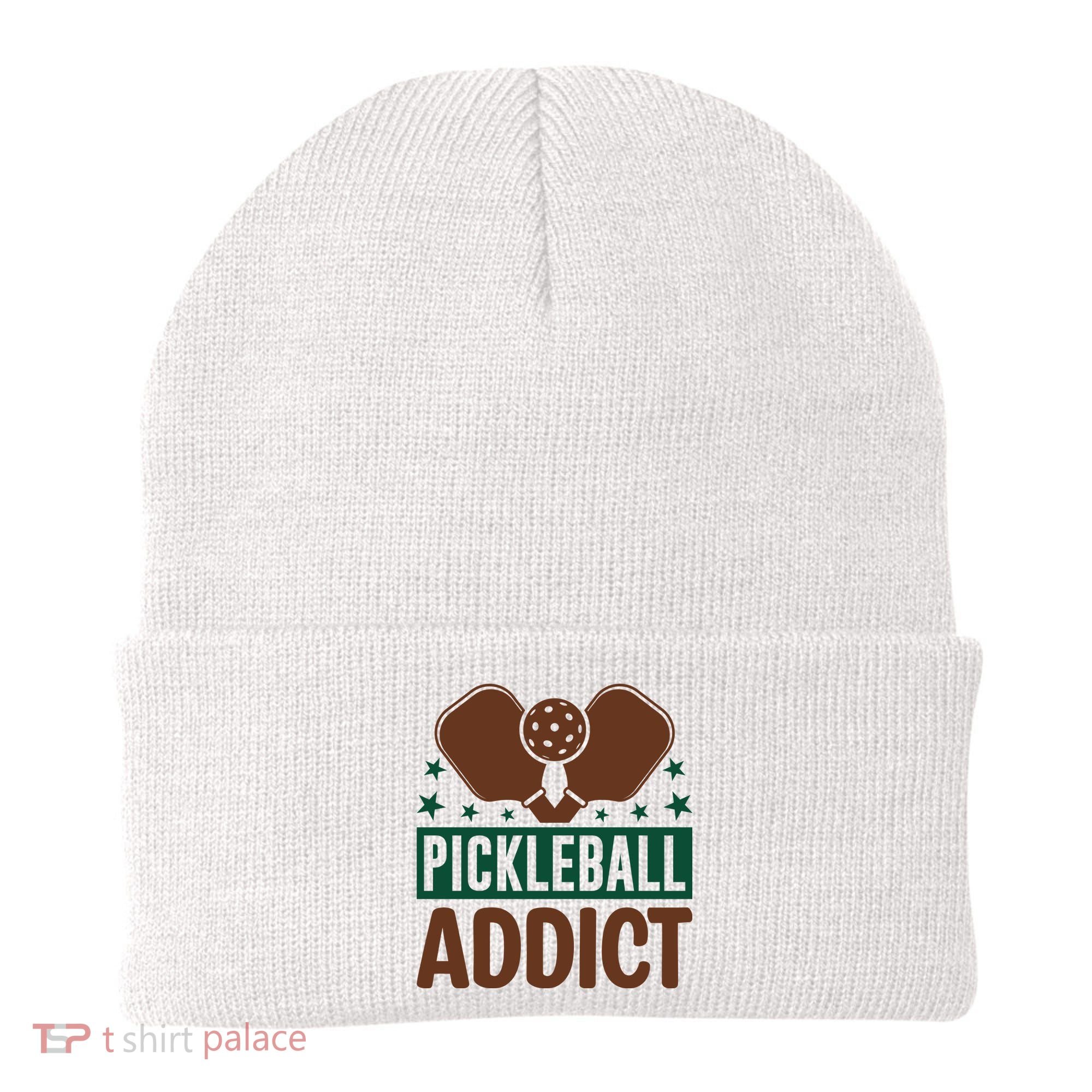 Paddles Pickleball Addict Gift For Player Team Sport Beanie