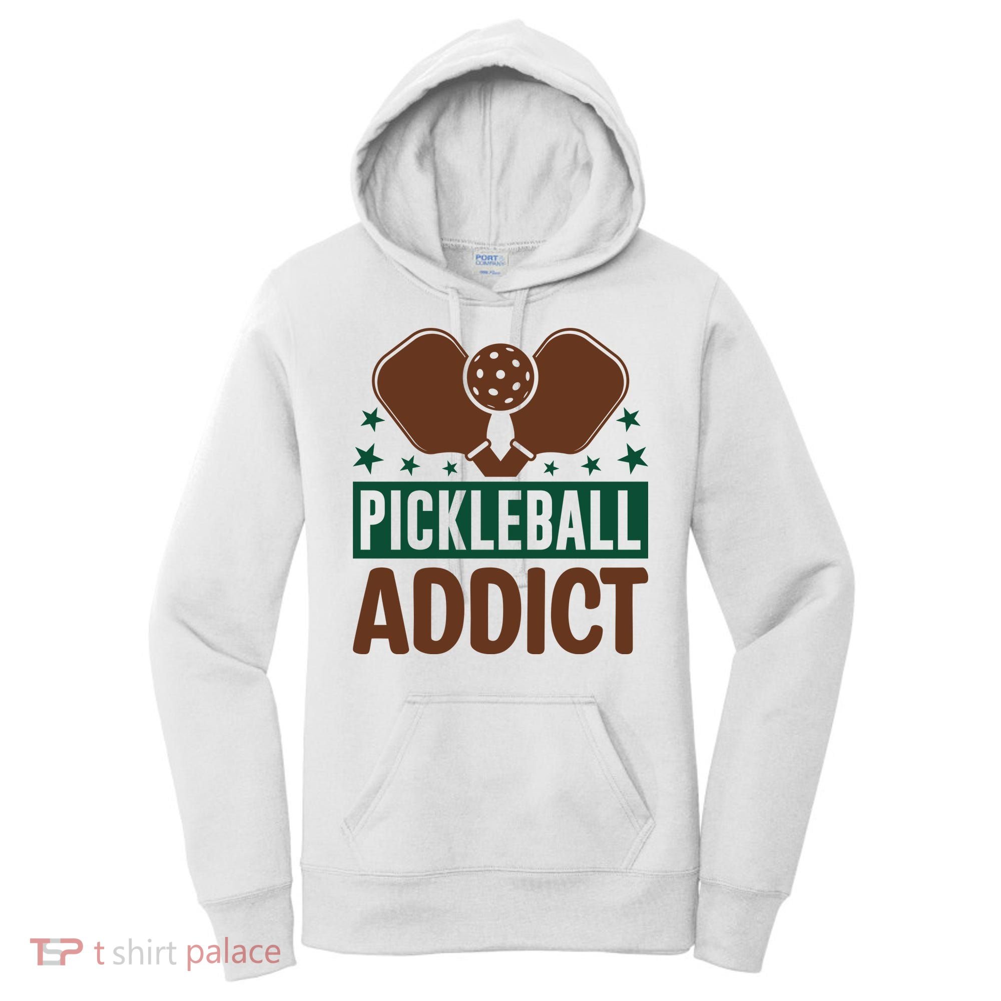 Paddles Pickleball Addict Gift For Player Team Sport Women's Hoodie