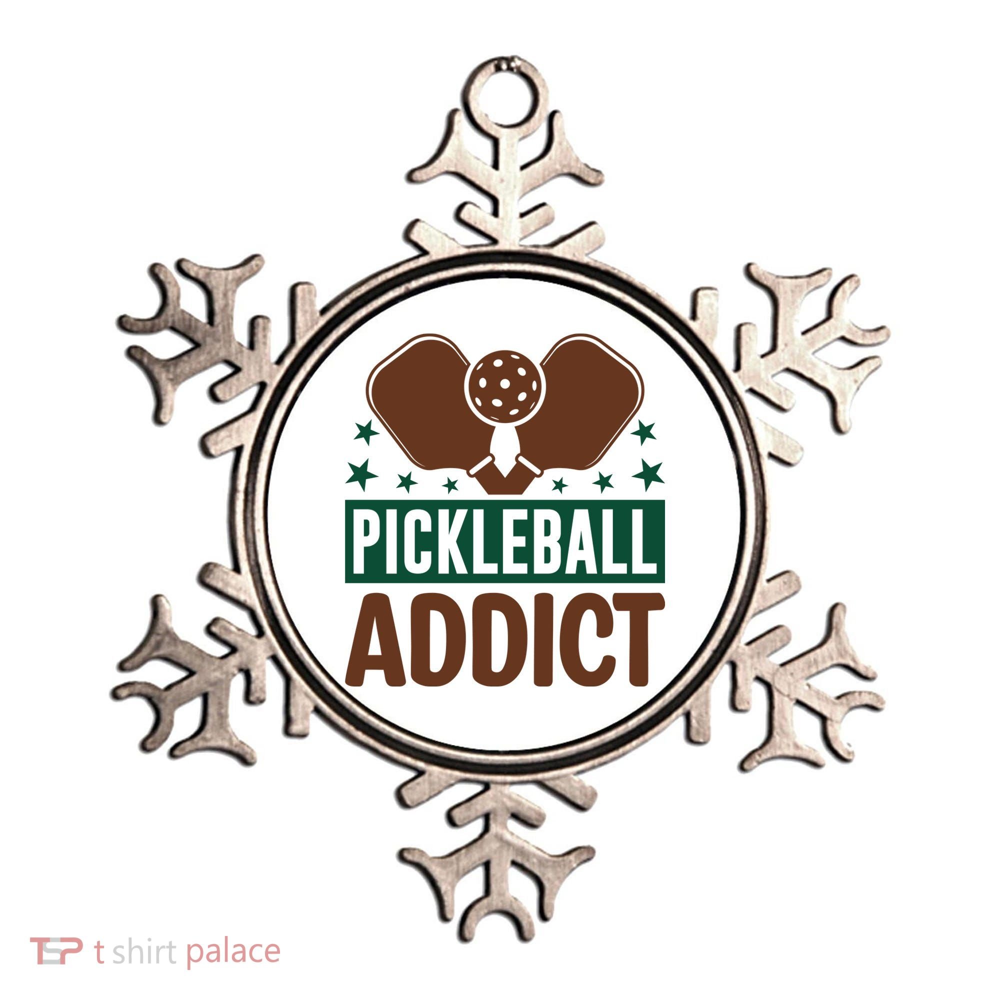 Paddles Pickleball Addict Gift For Player Team Sport Ornament