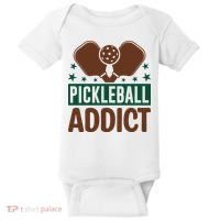 Paddles Pickleball Addict Gift For Player Team Sport Baby Bodysuit thumb 0