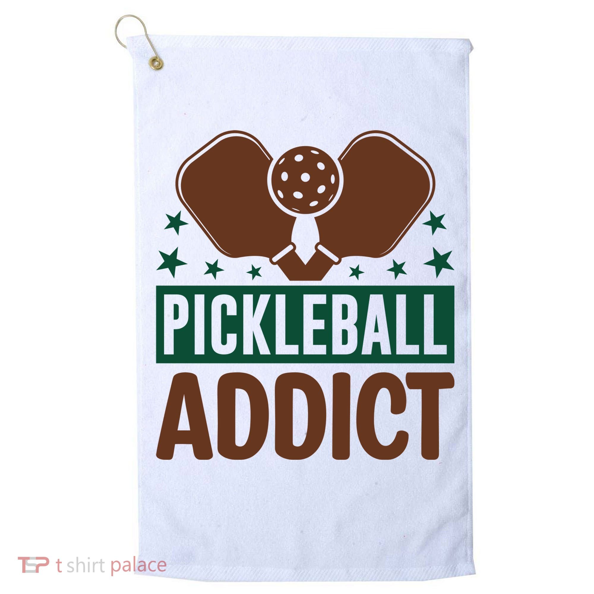 Paddles Pickleball Addict Gift For Player Team Sport Golf Towel