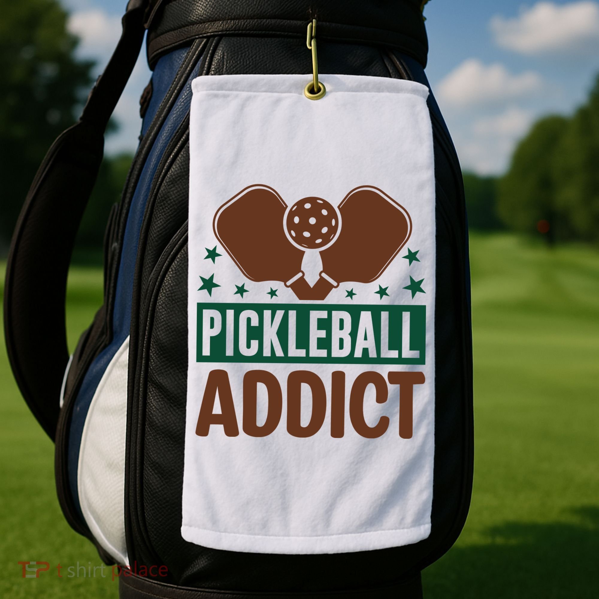 Paddles Pickleball Addict Gift For Player Team Sport Golf Towel