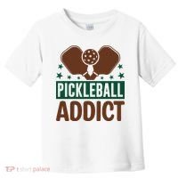 Paddles Pickleball Addict Gift For Player Team Sport Toddler T-Shirt thumb 0
