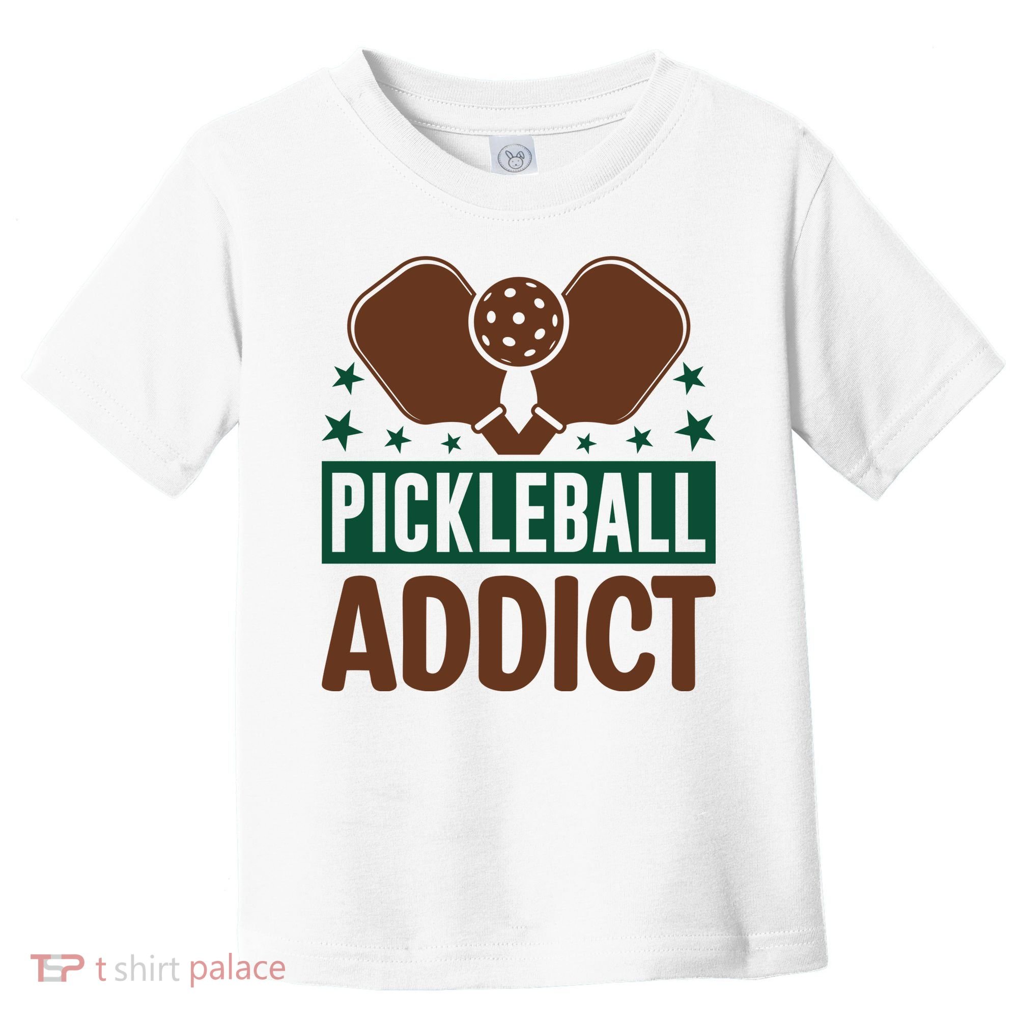 Paddles Pickleball Addict Gift For Player Team Sport Toddler T-Shirt