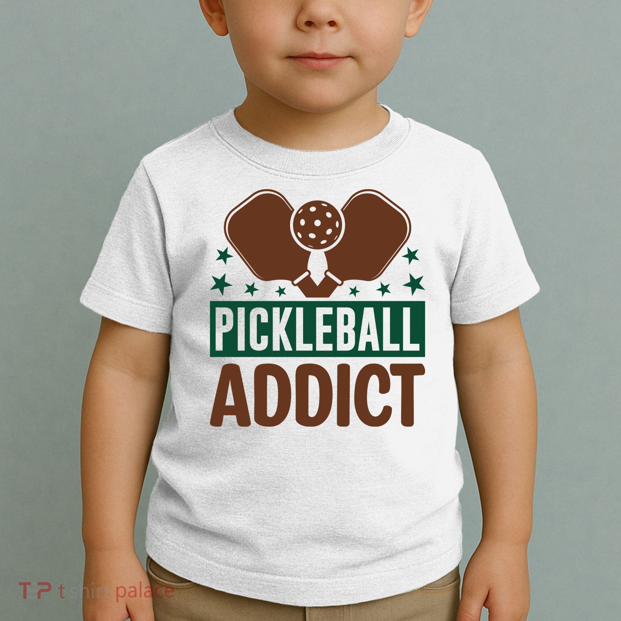Paddles Pickleball Addict Gift For Player Team Sport Toddler T-Shirt