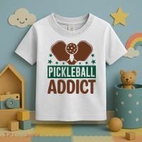 Paddles Pickleball Addict Gift For Player Team Sport Toddler T-Shirt thumb 3