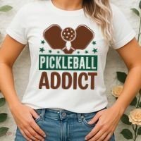 Paddles Pickleball Addict Gift For Player Team Sport Women's T-Shirt thumb 2