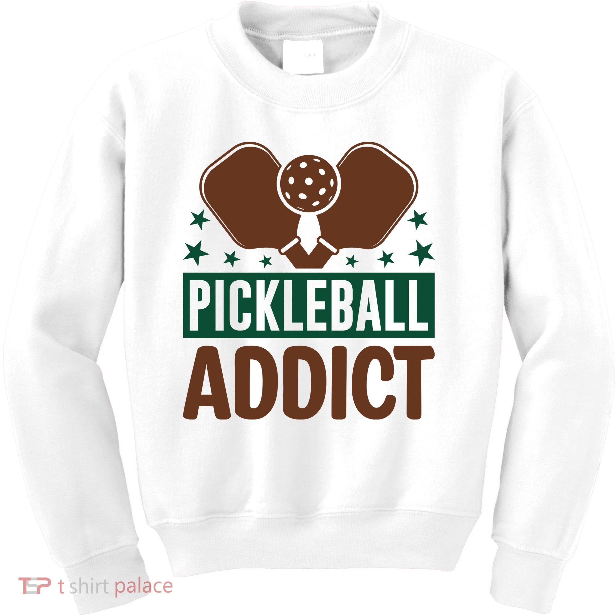 Paddles Pickleball Addict Gift For Player Team Sport Kids Sweatshirt