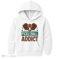 Paddles Pickleball Addict Gift For Player Team Sport Kids Hoodie thumb 0