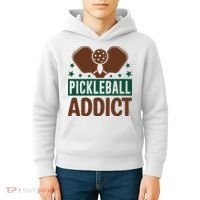 Paddles Pickleball Addict Gift For Player Team Sport Kids Hoodie thumb 4