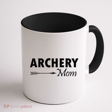Proud Parent Archery Mom Cool Gift Coffee Mug back