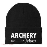 Proud Parent Archery Mom Cool Gift Beanie thumb 0