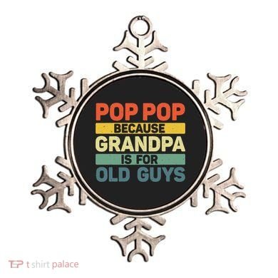 Pop Pop Art For Grandpa From Grandkids FatherS Day Pop Pop Ornament