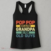 Pop Pop Art For Grandpa From Grandkids FatherS Day Pop Pop Women's Tank Top thumb 3