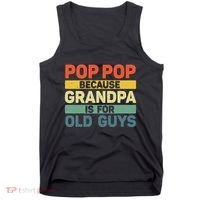 Pop Pop Art For Grandpa From Grandkids FatherS Day Pop Pop Tank Top thumb 0