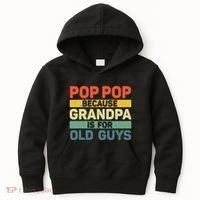 Pop Pop Art For Grandpa From Grandkids FatherS Day Pop Pop Kids Hoodie thumb 0