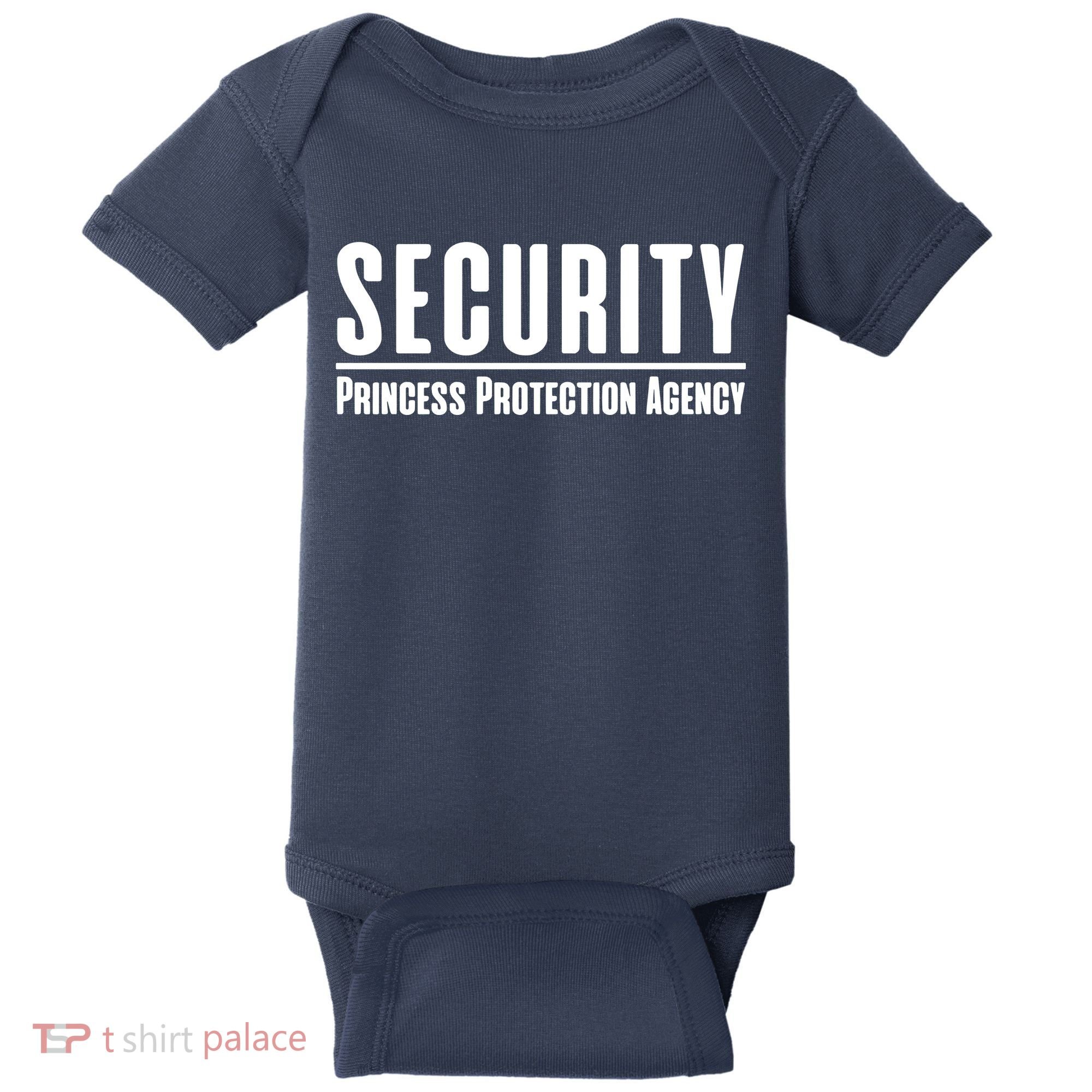 Princess Protection Agency Protective Dad Baby Bodysuit