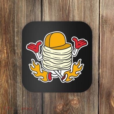 Pancake Coaster