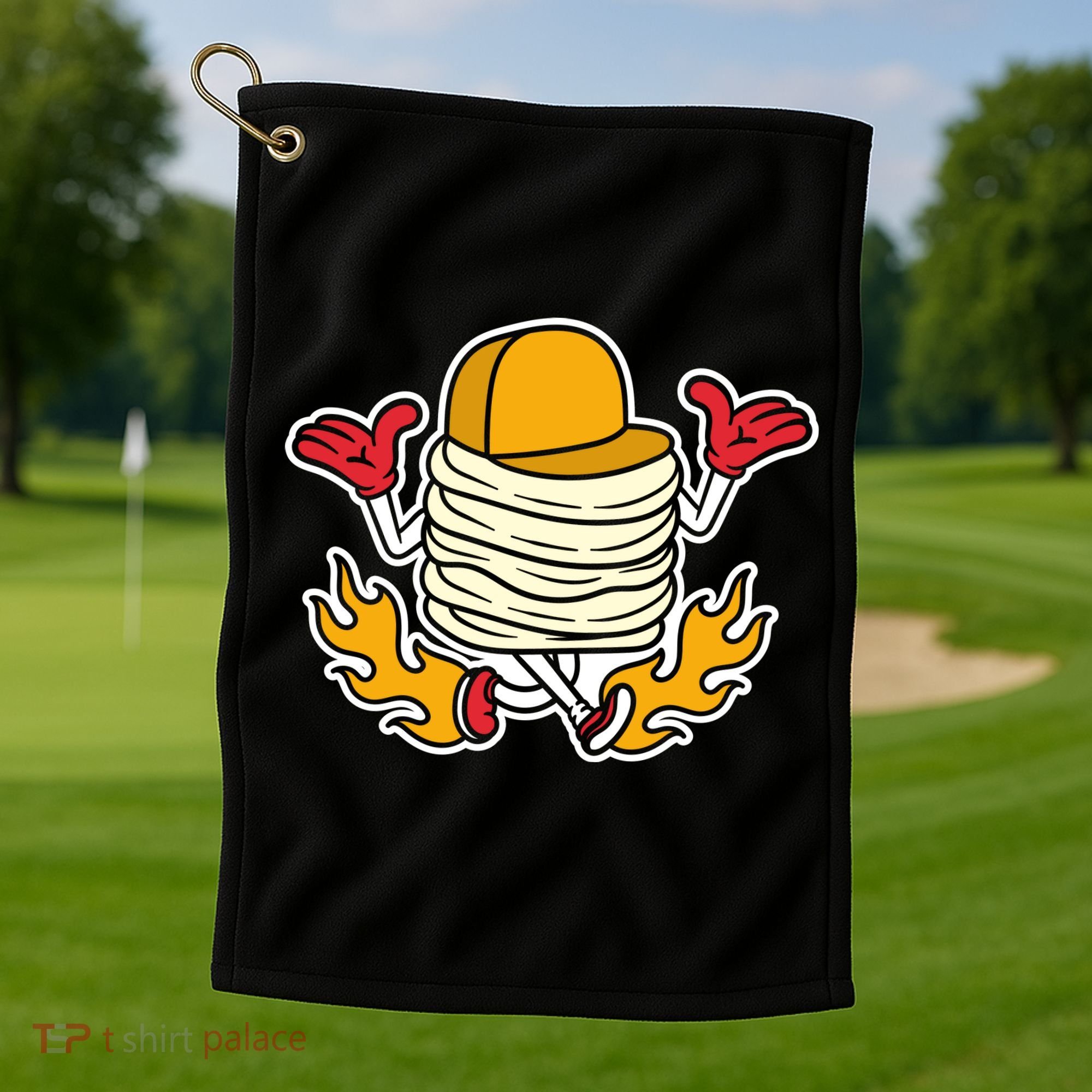 Pancake Golf Towel
