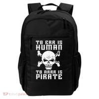 Pirate Pun And Skull Skeleton Easy Pirate Costume Halloween Funny Gift Backpack thumb 0