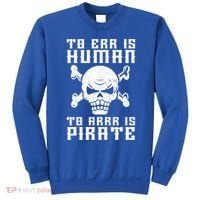 Pirate Pun And Skull Skeleton Easy Pirate Costume Halloween Funny Gift Sweatshirt thumb 0