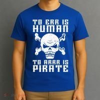 Pirate Pun And Skull Skeleton Easy Pirate Costume Halloween Funny Gift T-Shirt thumb 3